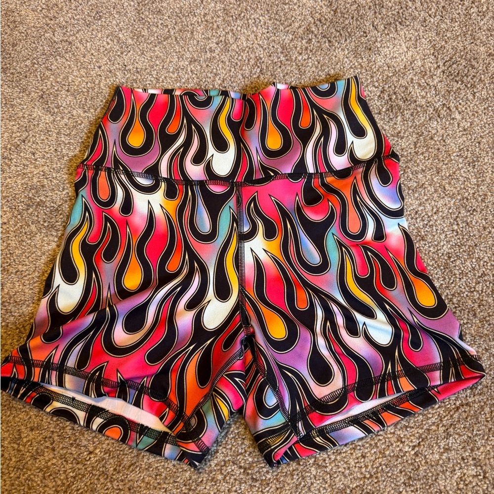 Fleo 2024 Games Exclusive - never worn- Flame High Waist Shorts